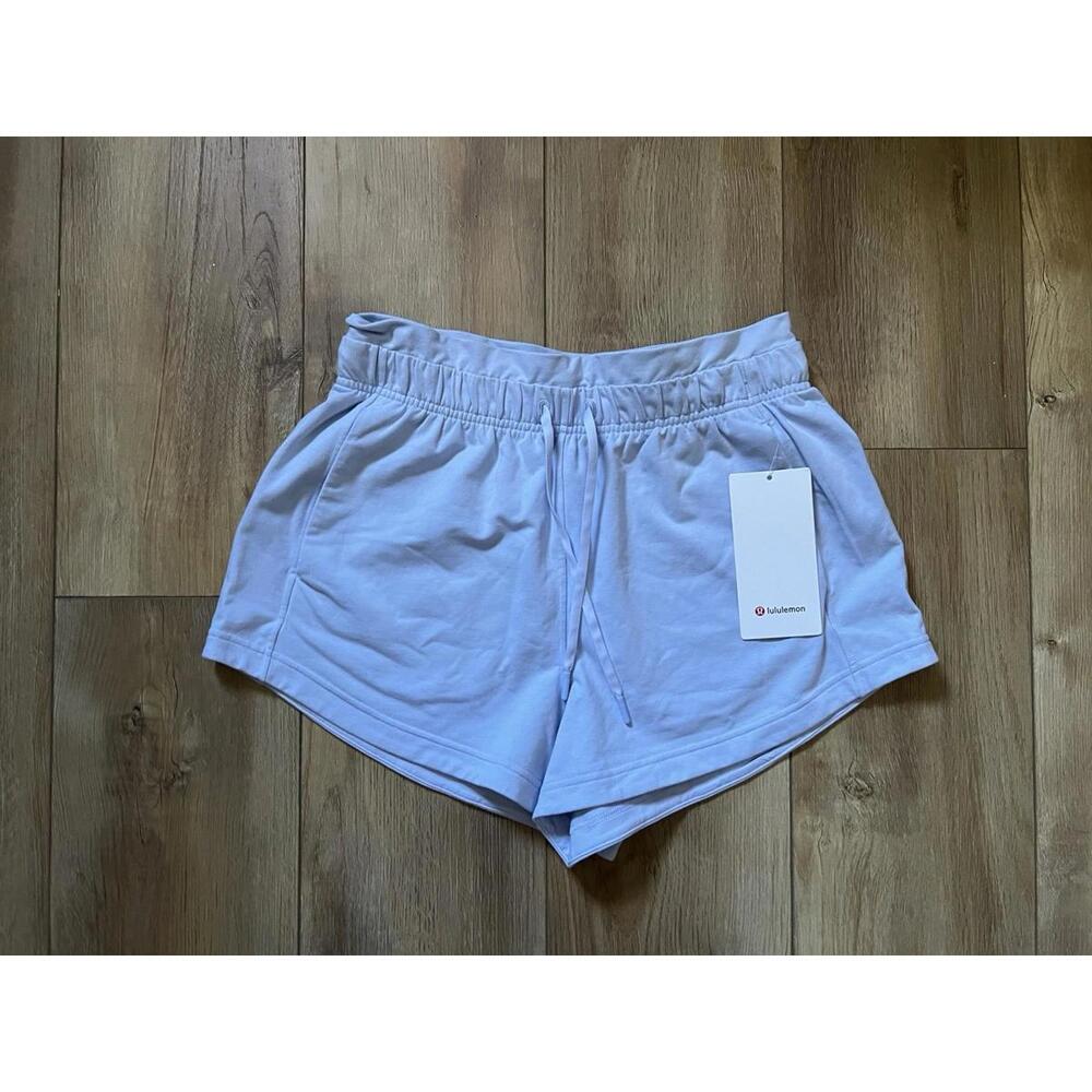 Lululemon Inner Glow High Rise Short 3" Pastel Blue PSLB NWT 10